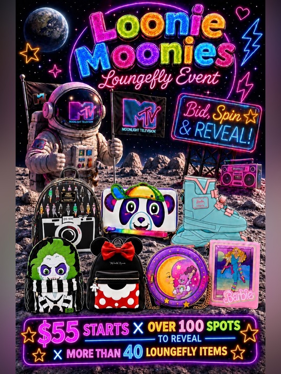 Accessories - 🌙🚀 LOONIE MOONIES LOUNGEFLY EVENT 9/12 🚀🌙